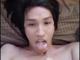 泰国基佬FagTeetajet 喝自己的精液 射自己一脸 asian trans gay sex videos