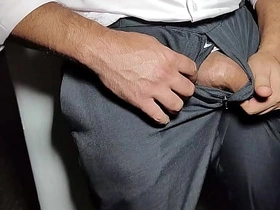 YURI GACHO - 发情的老板当众打飞机射精 - 帅哥在大家面前撸大鸡巴狂射 japan underground railway gay porn