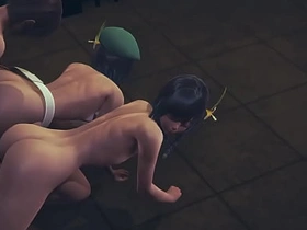 原神耽美-温迪双头龙3P-伪娘跨性别日本动漫游戏同性色情 gay asian men sex videos