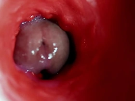 一根漂亮的大鸡巴在湿滑的小穴里汹涌抽插，啪啪作响！ chinese gay cruising porn