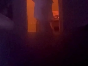 监控拍下瘦弱少年被发情继父弄醒 快速激烈的一顿操作：打屁股、口交、踩踏、坐脸 japanese korean gay porn