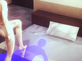 妖艳绿发女装少年惊艳技巧 - 日本亚洲漫画风男同色情 gay chinese dimension to porn