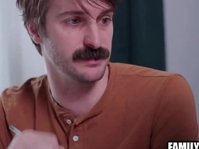 继父教继子法语 Angel Santana & Seb Leblan japanese male gay porn