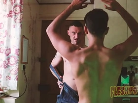 FleshPotFilms: 骚sub Pierre Rubberax舔肛伺候Dom Martin的大屌 china gay porn telegram